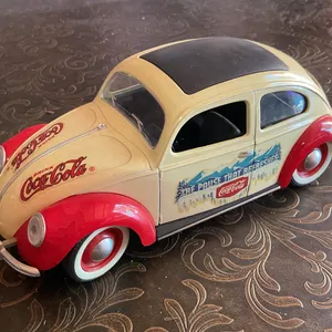 Solido 1:17 Scale Coccinelle VW Coca-Cola Model Car with Opening Doors