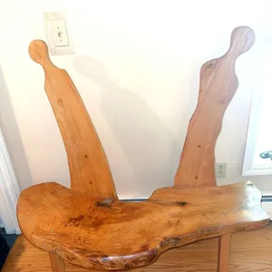 Burlwood bench