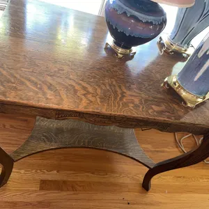 Tiger oak table