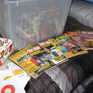 Hot Rod Magazines, Car Model Kit, Vinyl Records