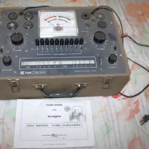 Knight 600 Series Tube Tester With Manual