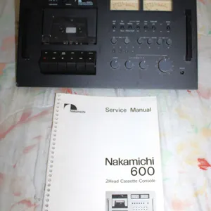 Nakamichi 600 II 2-Head Cassette Console w/ Manual
