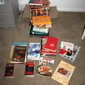 Cookbooks & Novels incl. Stephen King