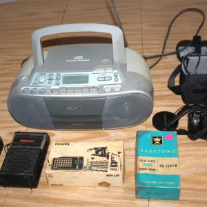 Electronics: Radios, Sony CD, Olympus Camera