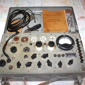 TV-7/U Electron Tube Test Set with Manual