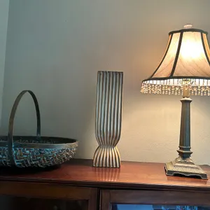 Lamp, Basket, Vase