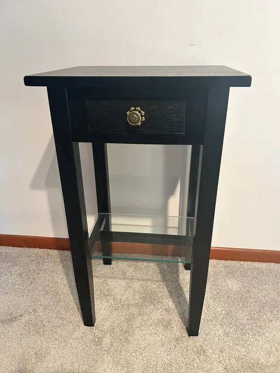 Black Side Table
