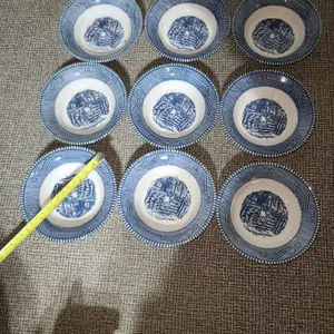 9 carrier and Ives bowls