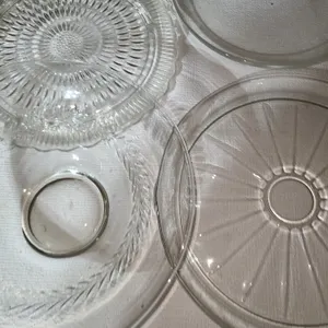 4 piece glass serving dishes