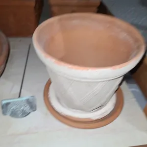 Gardening pots and statues
