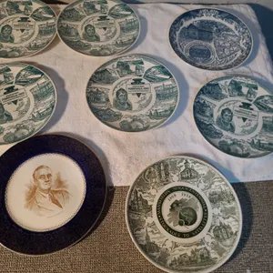 Vintage Ohio plates