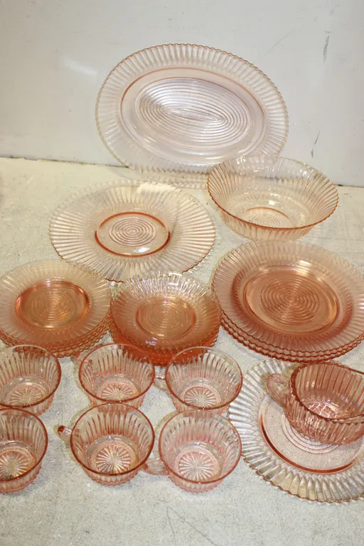 Pink Depression Glass