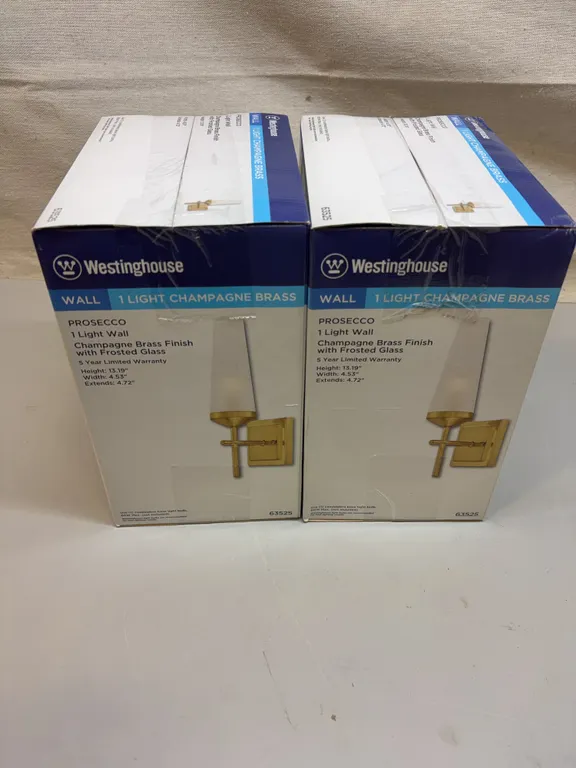 Westinghouse Brass Wall Sconce