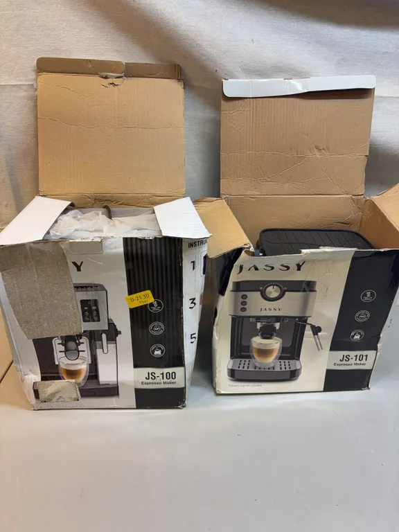 Two Jassy Espresso Makers