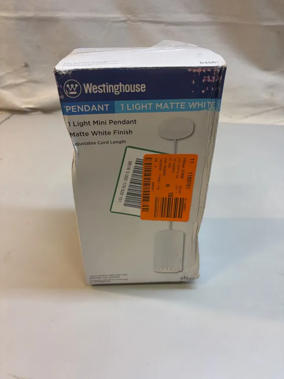 Westinghouse Mini Pendant Light