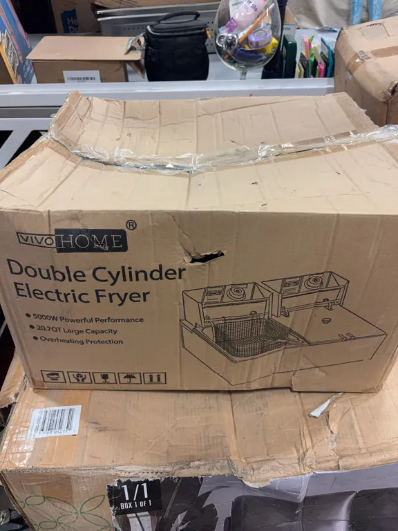 VIVOHOME Double Electric Fryer
