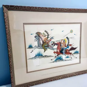 "Warriors on Horses" by Acee Blue Eagle