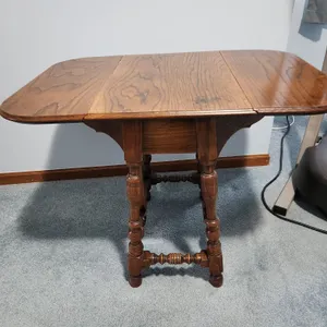 Antique Small Dropleaf Side Table