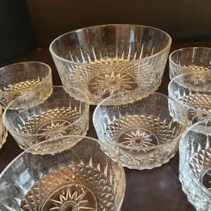 Vint. Arcoroc French Crystal Bowls