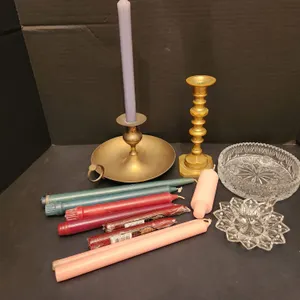 Candle Holders & Candles