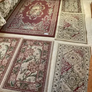 Oriental rugs 5 small 1 large