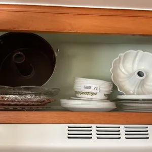 Corelleware, cake pans, serving trays