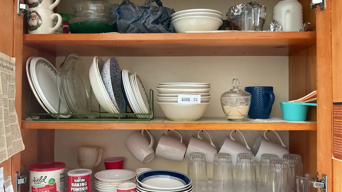 Misc. goblets, dishes, plates