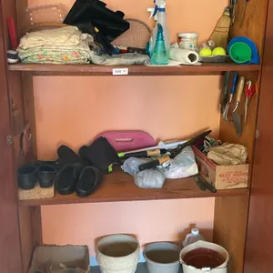Inside of cabinet