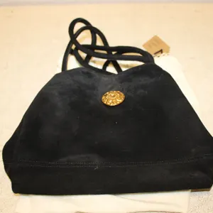 Retro Paris Suede Shoulder Handbag