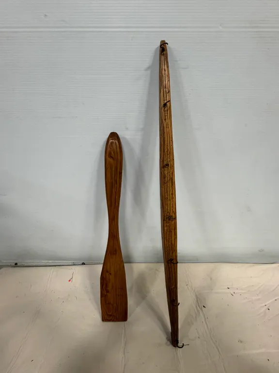 Antique Wooden Farm Tools & Primitive Implements