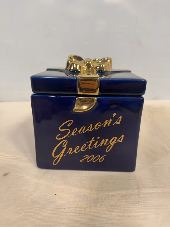 Vintage McCoy Pottery Whiz Cobalt Blue Advertising Piece – Signed Nelson & Billie McCoy –