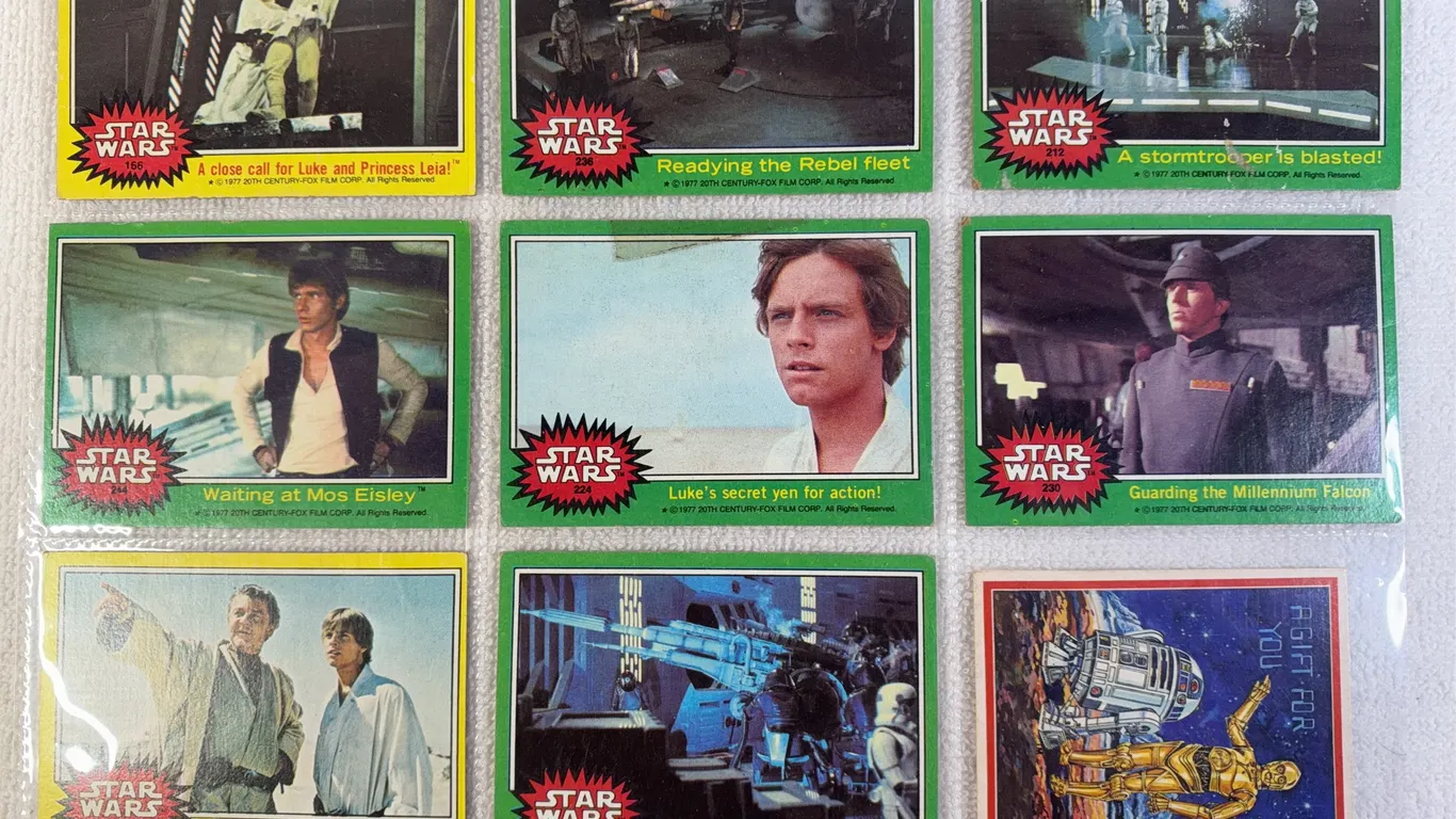 Star Wars Cards in Sleeve