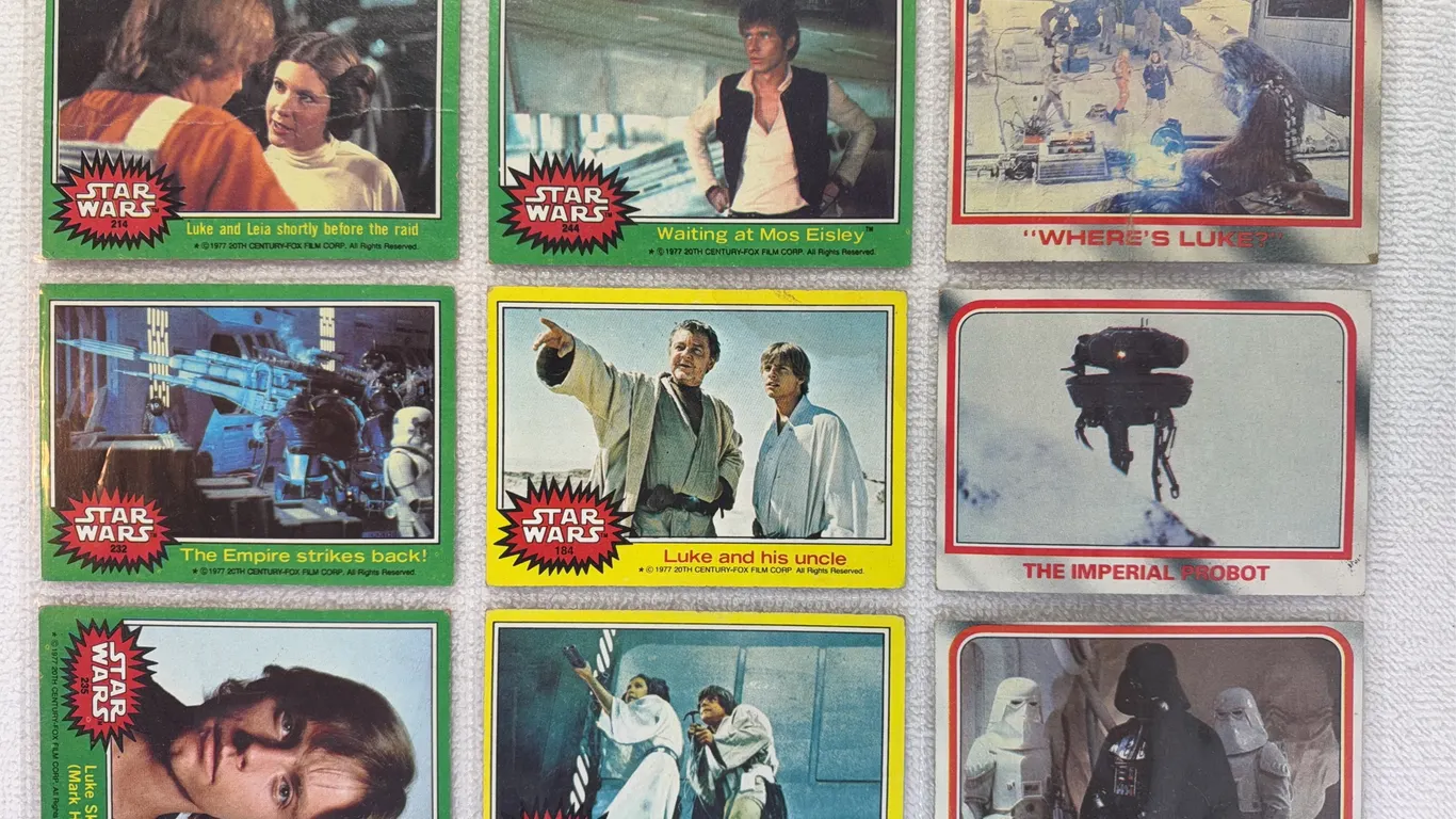 Star Wars Cards in Sleeve