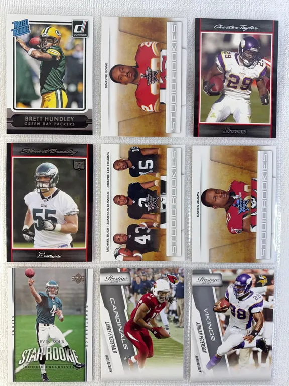 NFL Football Cards in Sleeve