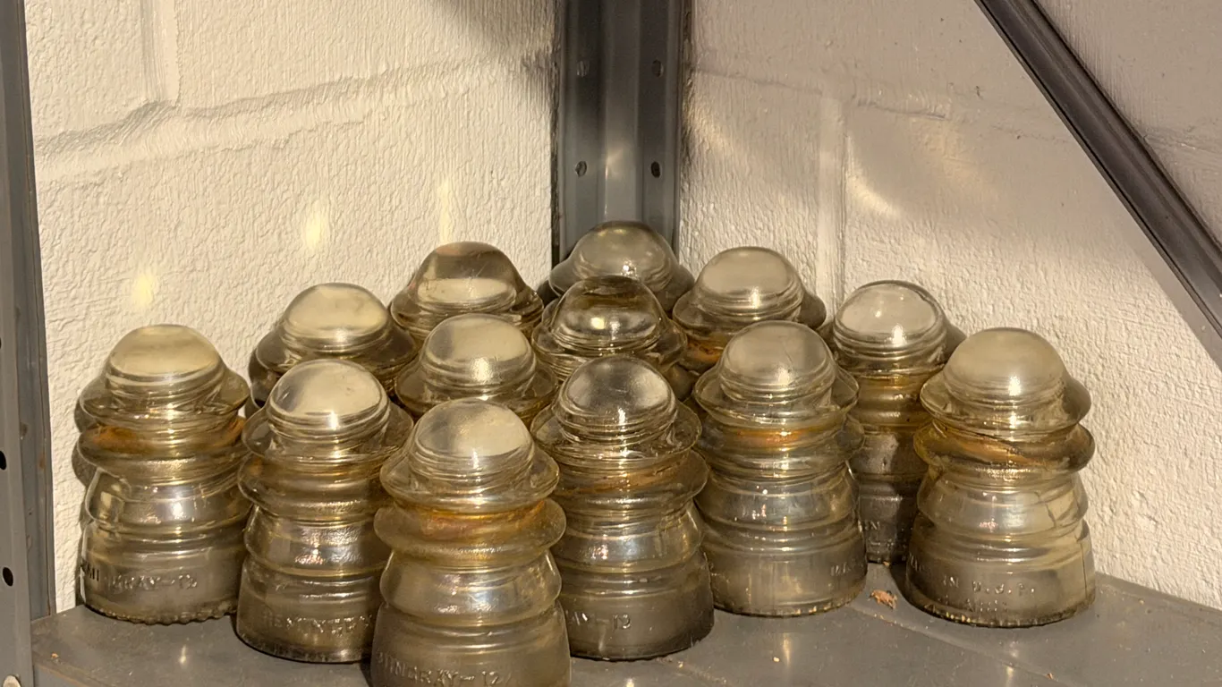 13 HEMINGRAY ELECTRICAL INSULATORS