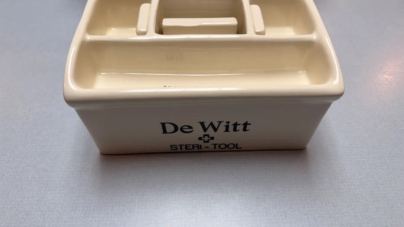 VINTAGE BARBER SHOP DE-WITT STERI-TOOL CERAMIC STERILIZER