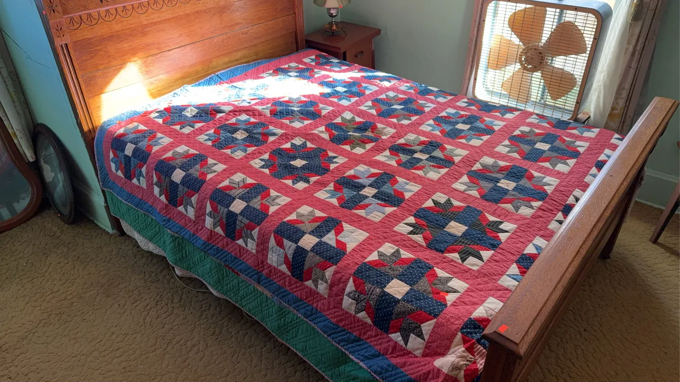 Solid Oak Full Size Bed Frame