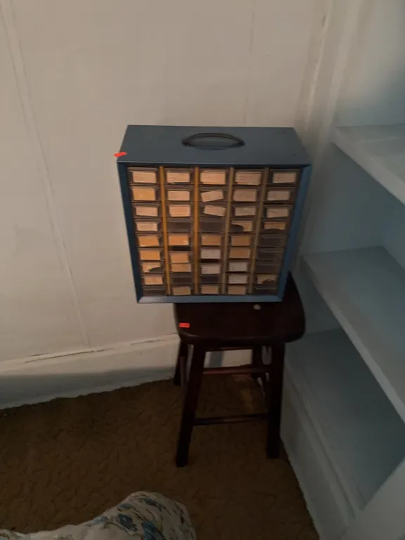 Organizer and Wood Stool