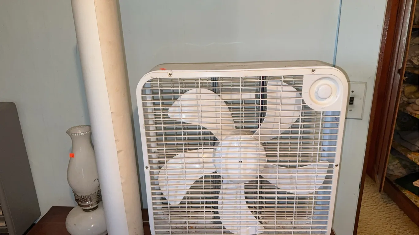 Lantern and Box Fan