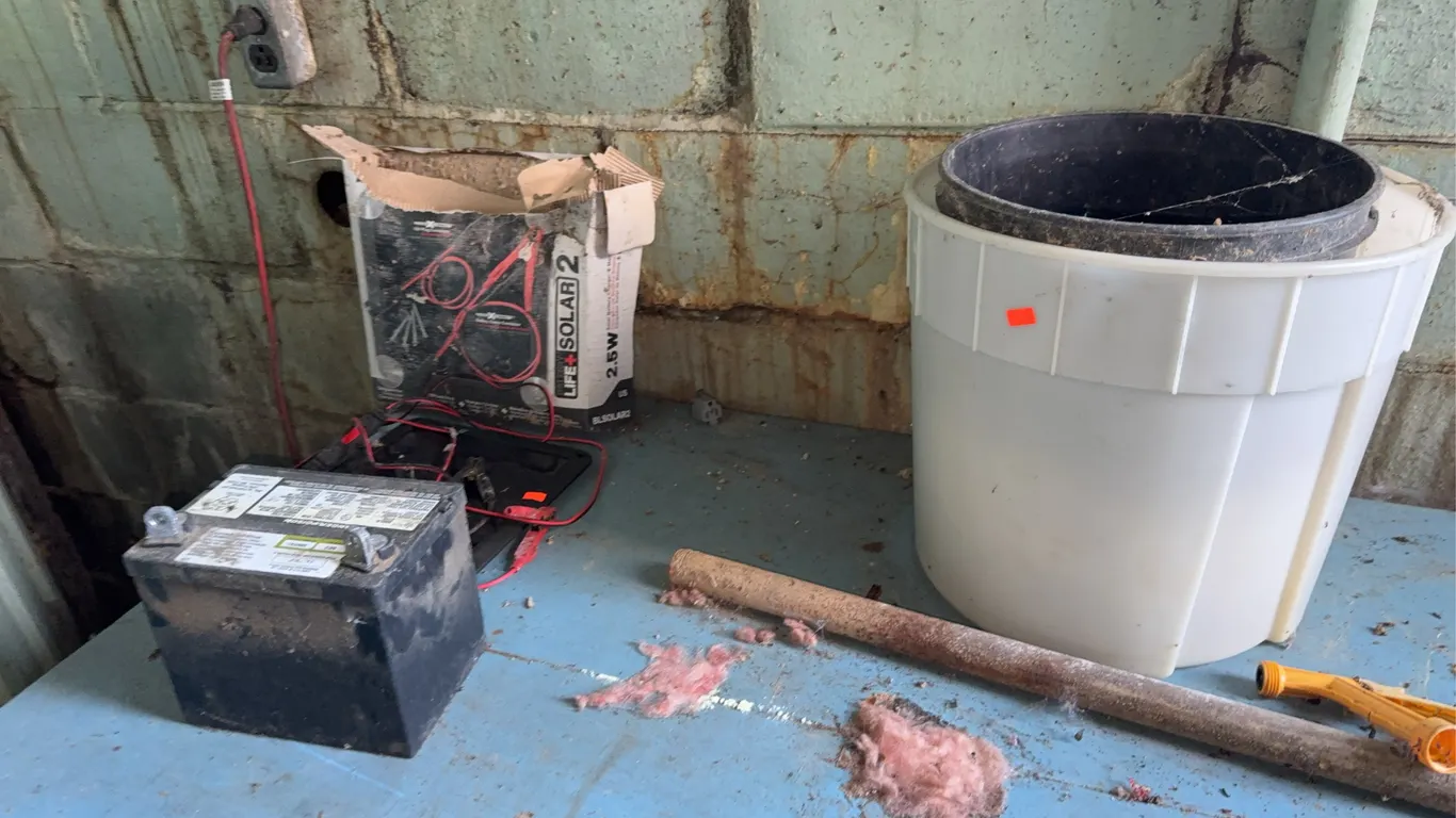 Solar panel and Buckets
