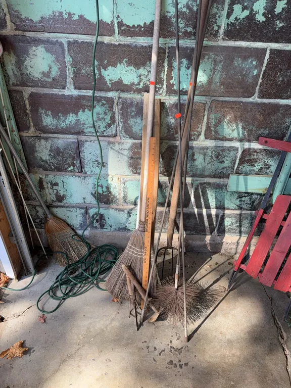 Hand tools broom, Pitch fork