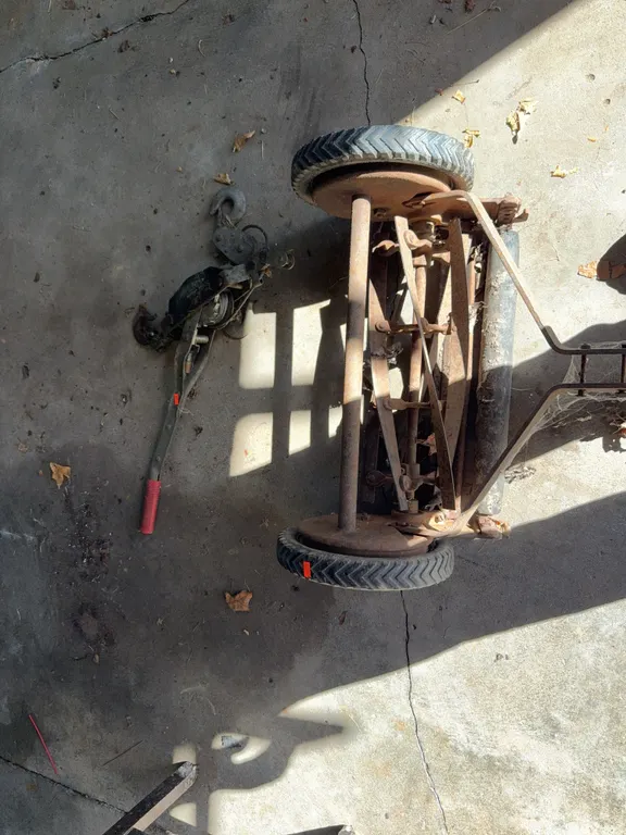 Mower Head and Cable Come-a-long