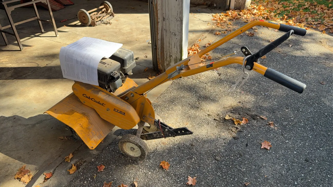 Cub Cadet FT24 Roto Tiller 6 to 7 yrs old will start but doesn't stay running needs tune up