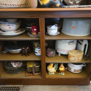 Glass bowls, Crockpot & more