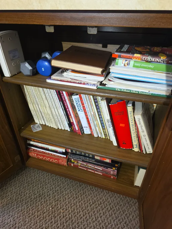 Large assortment of cookbooks