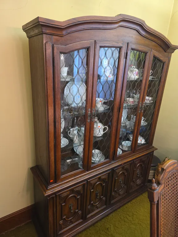 Large china cabinet ( bring your own help to move) no contents