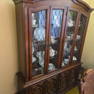 Large china cabinet ( bring your own help to move) no contents
