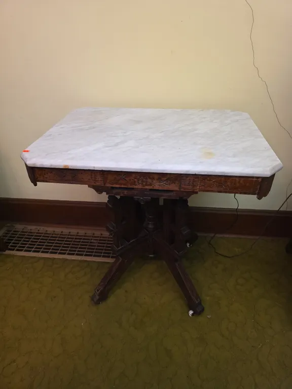 Marble top table