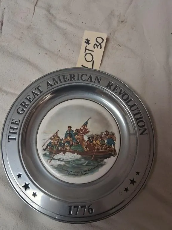 Great American Revolution 1776 Battle Scene Commem