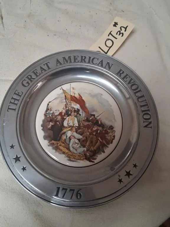 Great American Revolution 1776 Battle Scene Commem